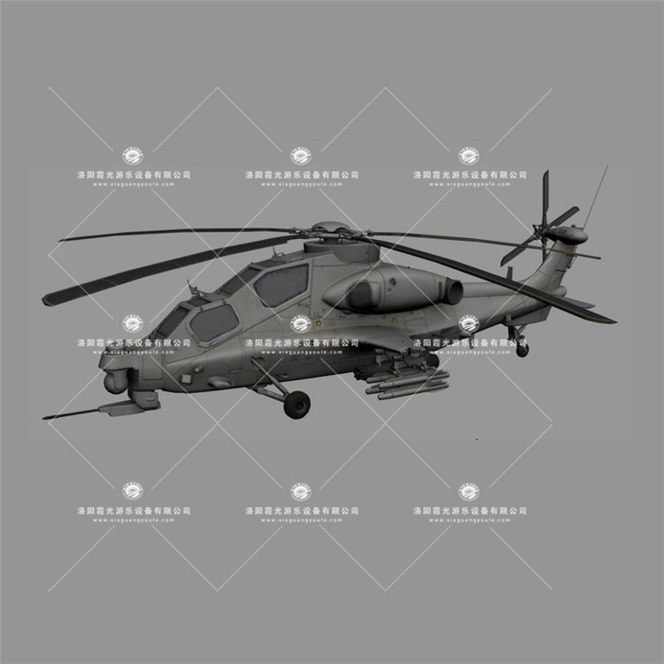 金坛武装直升机3D模型